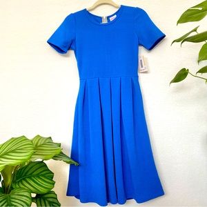 LuLaRoe Amelia Blue Dress